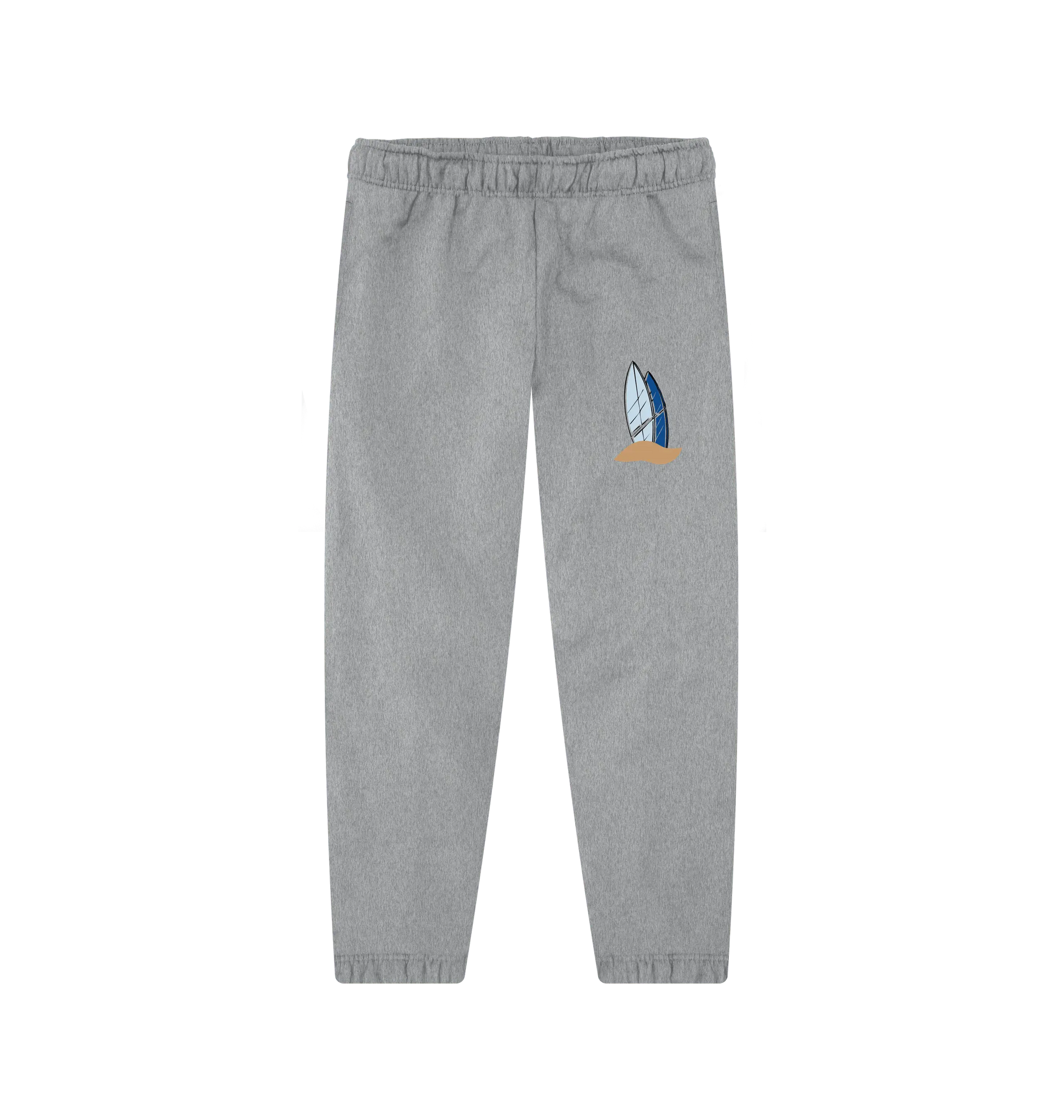 Comfortable men’s surf jogging bottoms ideal for beach walks, surf trips, and travel with surf board design