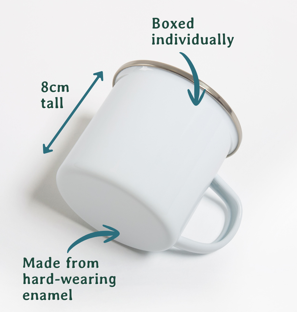 Just Keep Swimming Enamel Mug Arvor Life