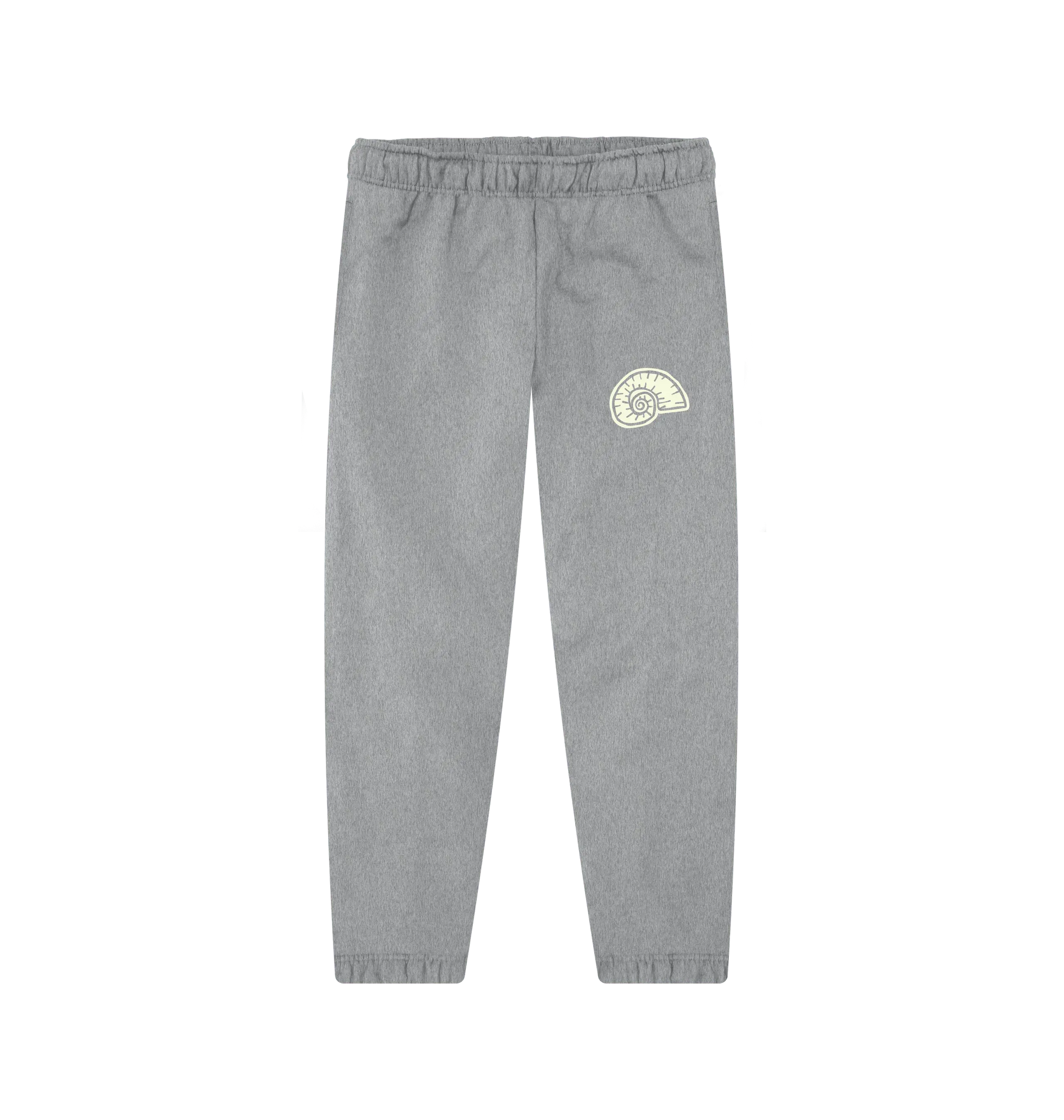 Shell design Organic cotton joggers for men who love the beach, surfing, and outdoor adventures