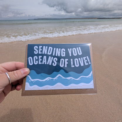 Sending You Oceans of Love Greetings Card Arvor Life