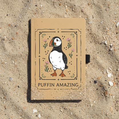 Puffin Amazing Notebook Kraft Printed Notebook Front