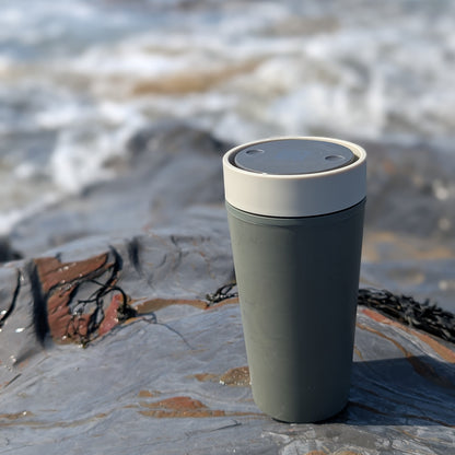 Waterhaul Reusable Coffee Cup made with ghost fishing nets