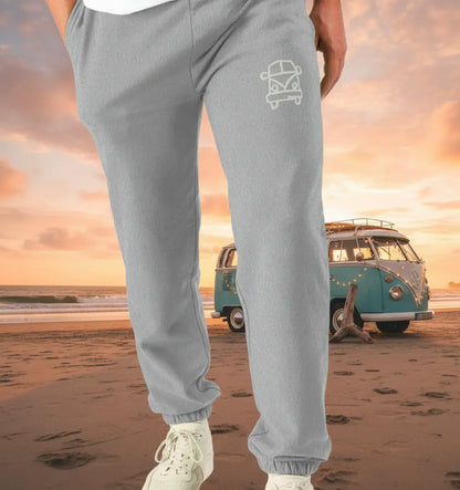 Retro van life design Comfortable men’s jogging bottoms ideal for camping, scenic drives, and travel days