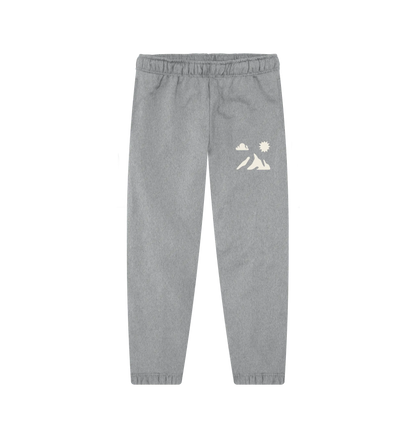 Tapered hiking joggers for men, warm fleece interior, built for outdoor exploration and summit descent with mountain design