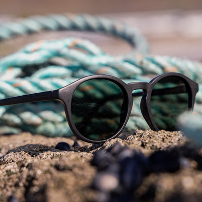 Trevellas Black Polarised Eco-friendly Sunglasses Waterhaul