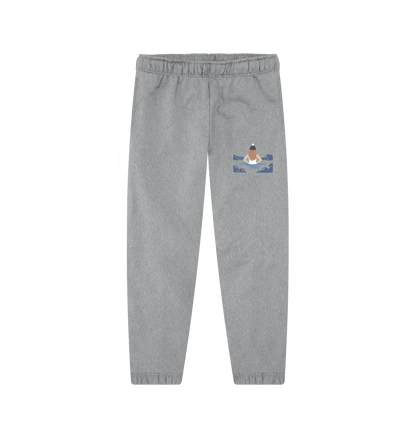 Wild Dipper Jogging Bottoms Activewear joggers in Grey for wild swimmers organic cotton fleece-lined comfort for outdoor adventures