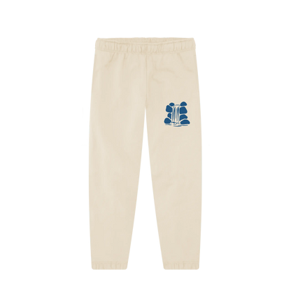 Activewear joggers for outdoor explorers organic cotton fleece-lined comfort for wild swimming and hiking Wild Waterfalls Jogging Bottoms