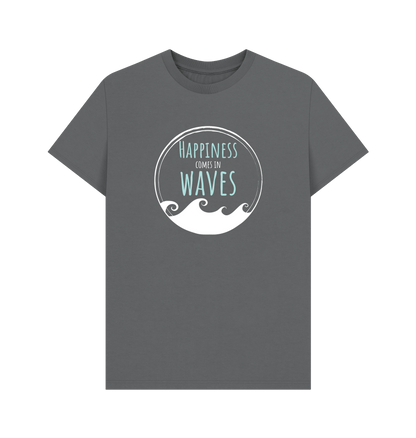 Slate Grey Printed T-shirt Front