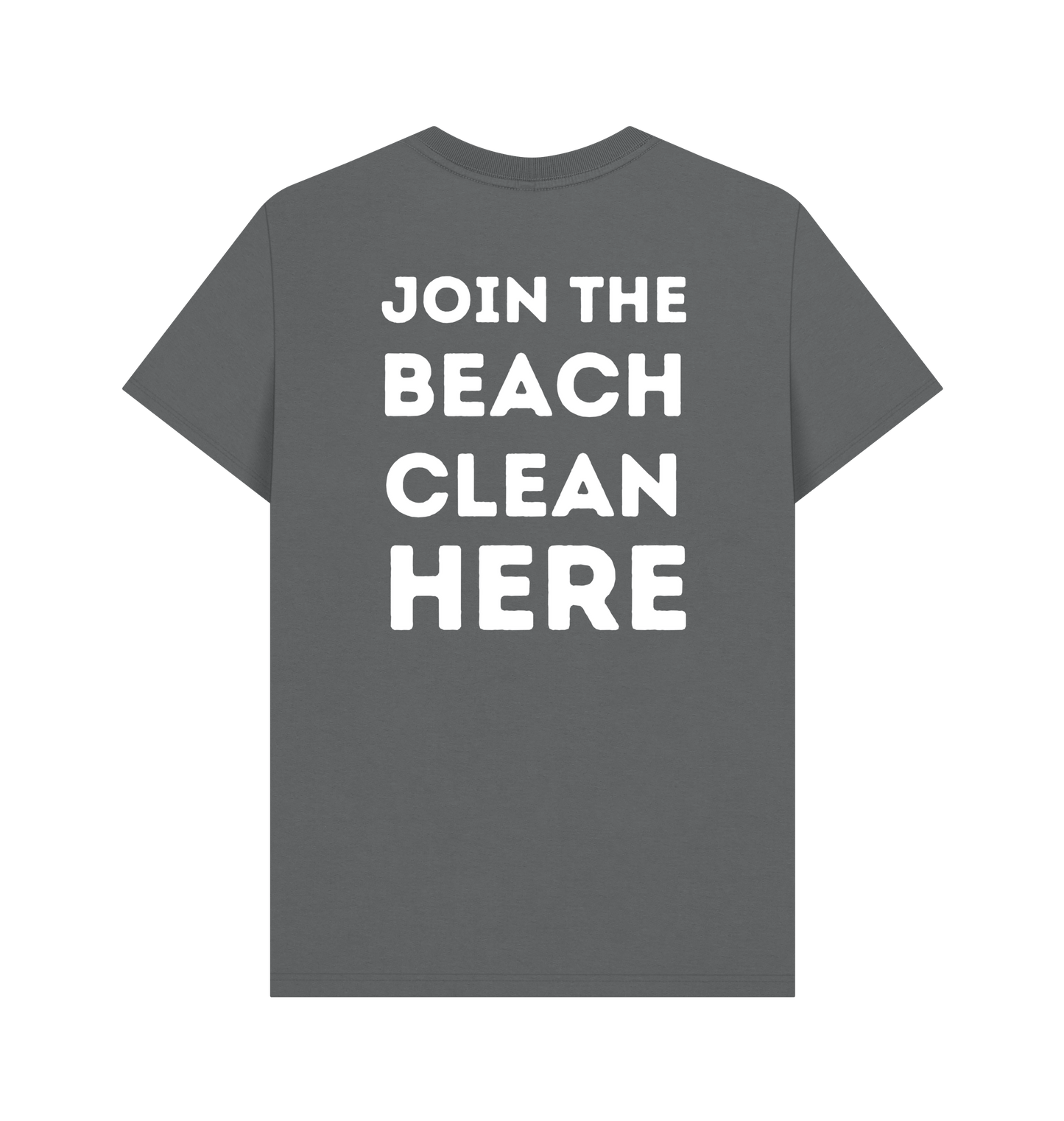 Slate Grey Printed T-shirt Back