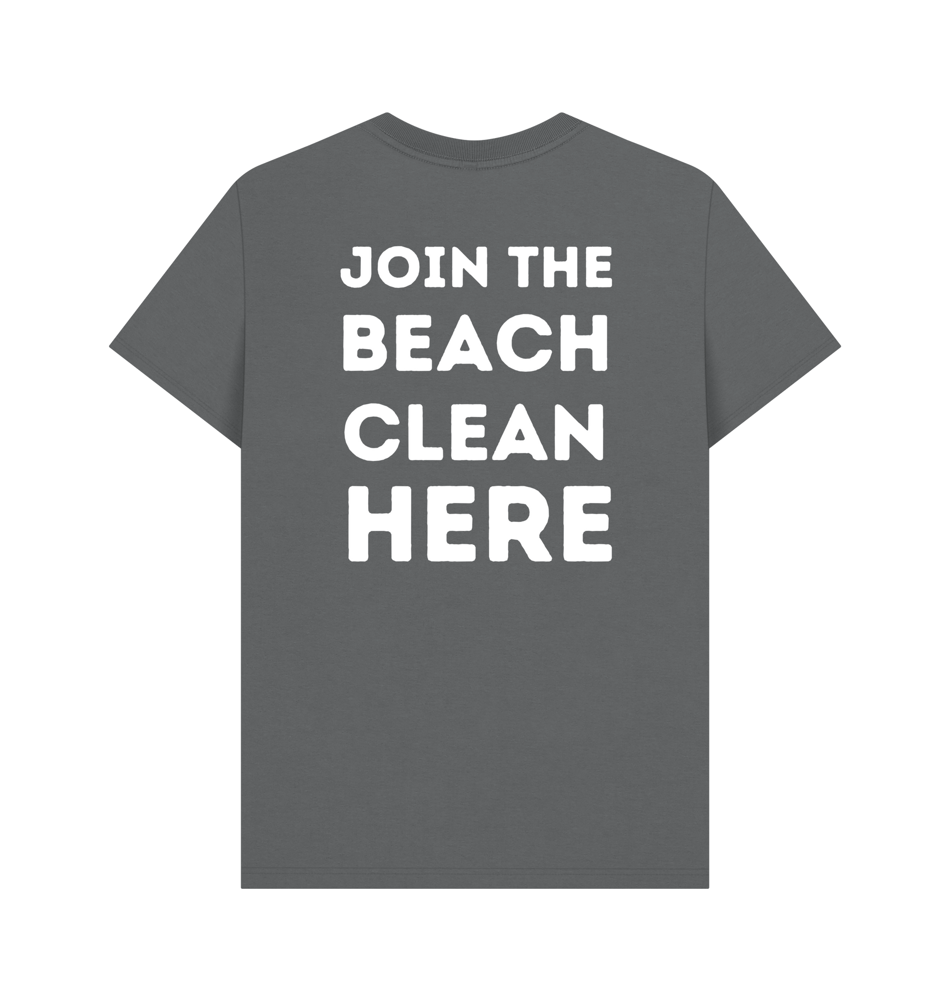 Slate Grey Printed T-shirt Back