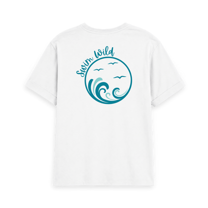 White Printed T-shirt Back
