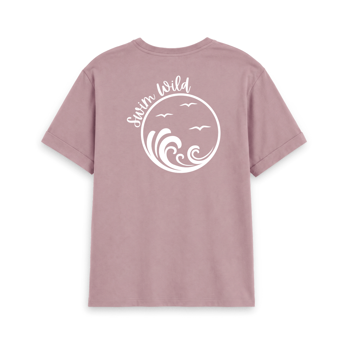 Mauve Printed T-shirt Back