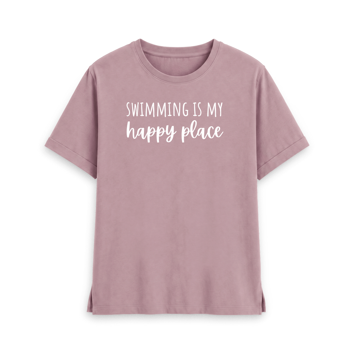 Mauve Printed T-shirt Front