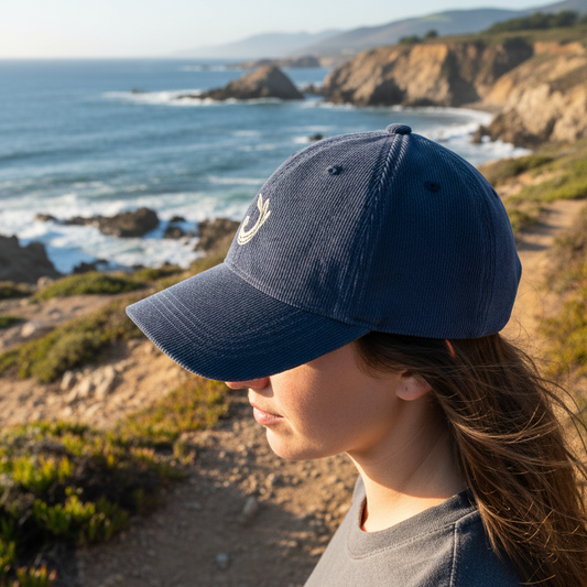 arvor life corduroy organic cotton cap navy 