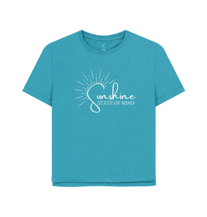 Ocean Blue Printed T-shirt