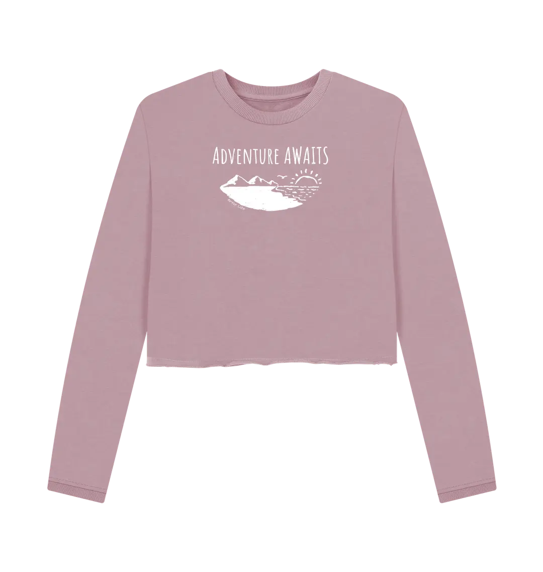 Mauve Printed Boxy Jumpers