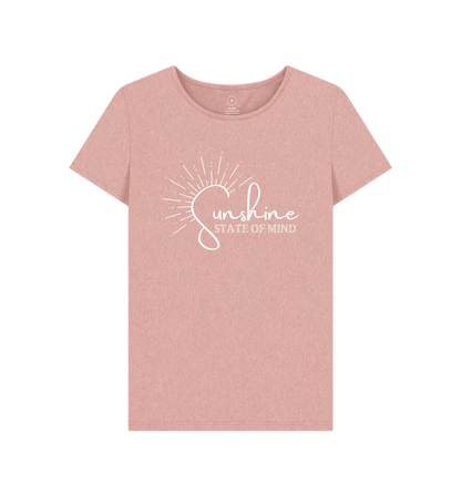 Sunset Pink Recycled Printed T-Shirt