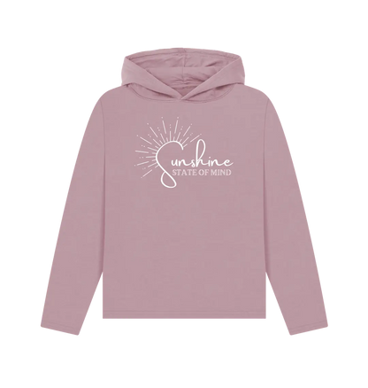 Mauve Printed Hoody