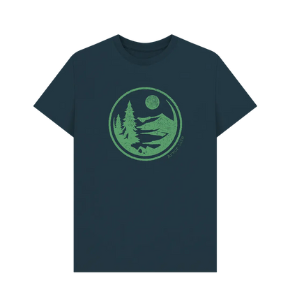 Denim Blue Printed T-shirt