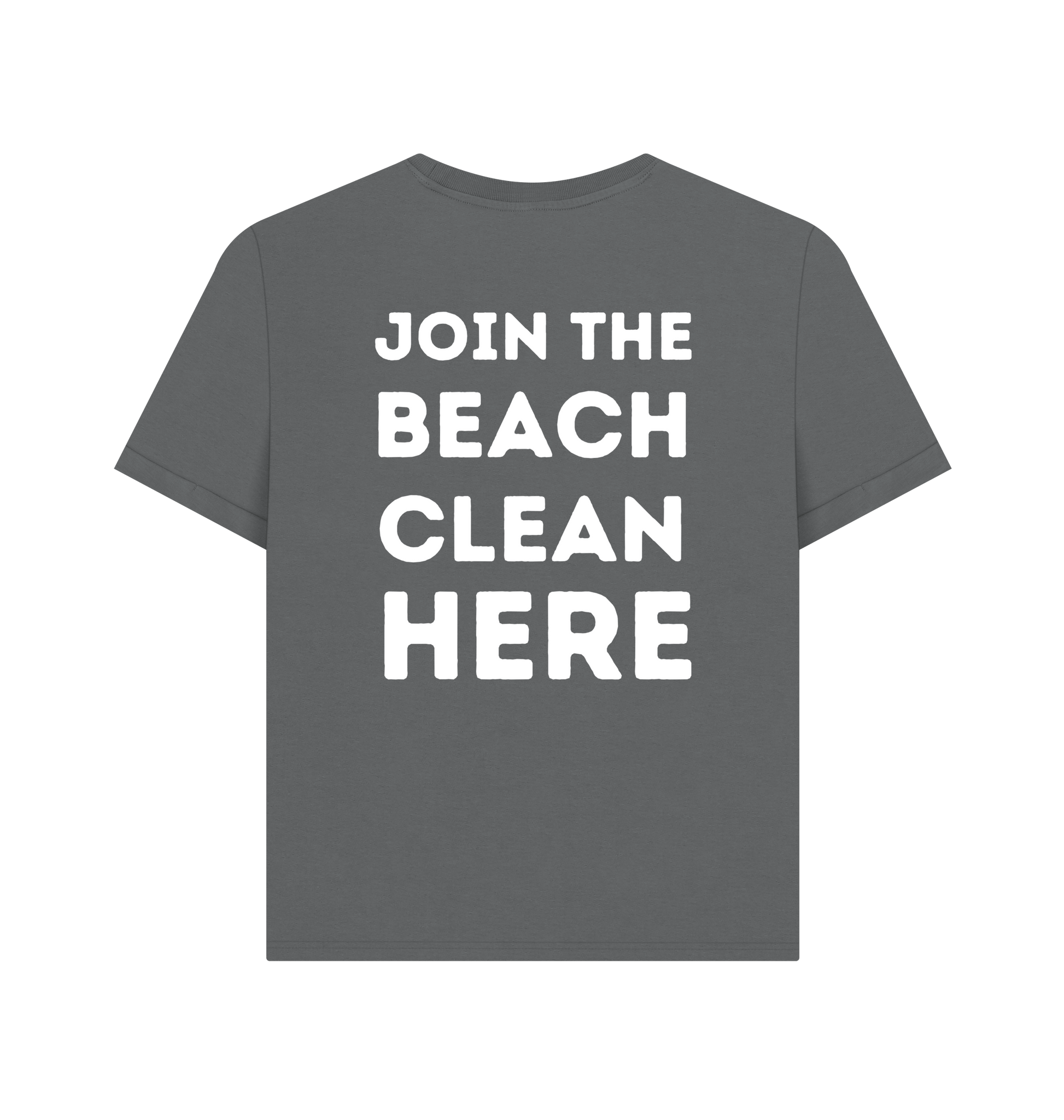 Slate Grey Printed T-shirt Back