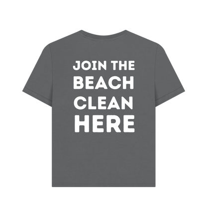 Slate Grey Printed T-shirt Back