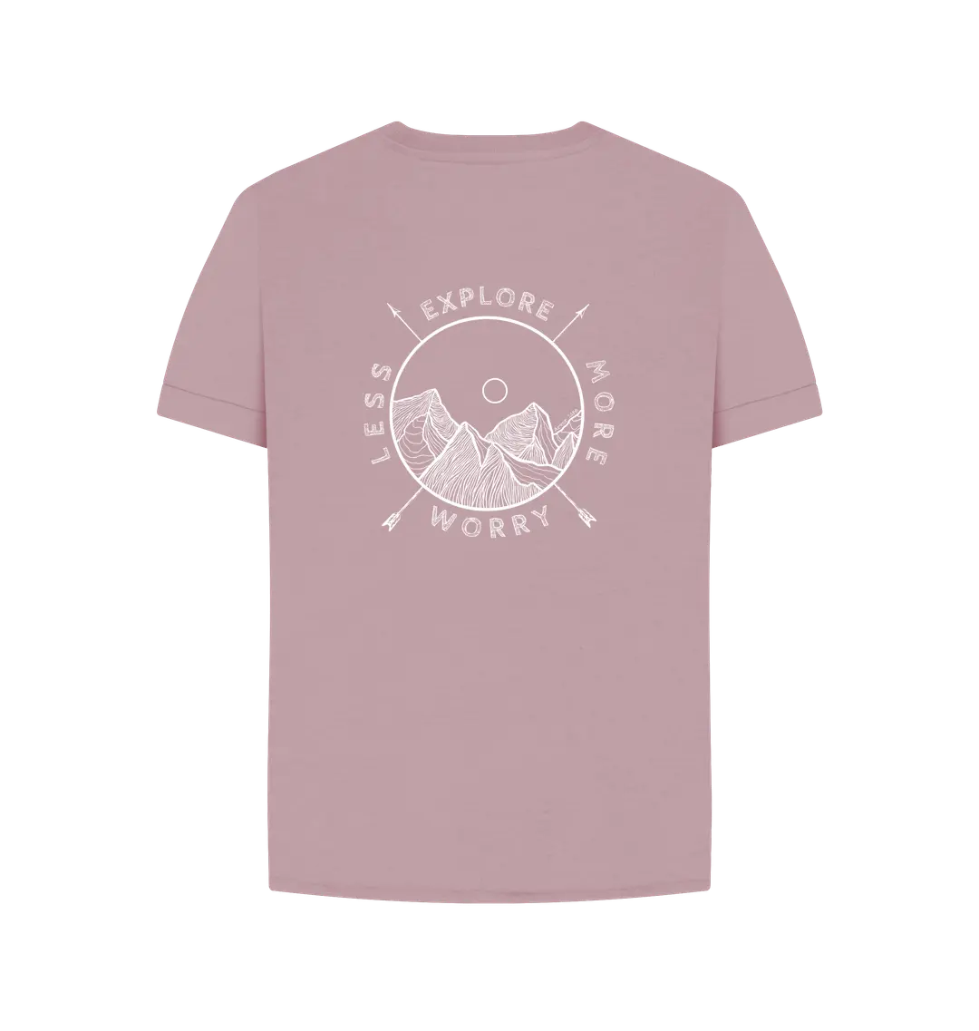 Mauve Printed T-shirt