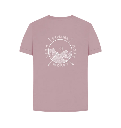 Mauve Printed T-shirt