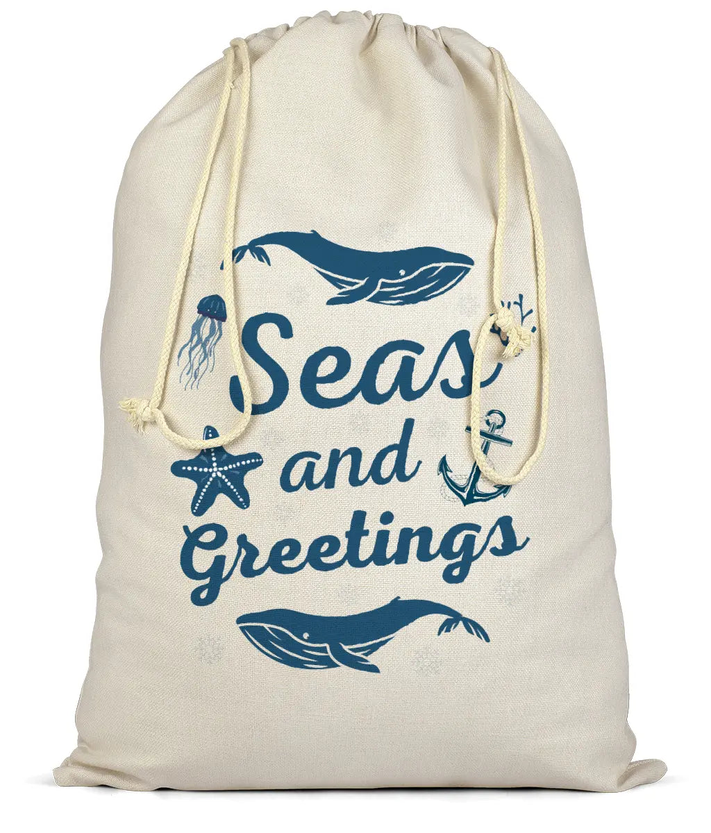 Seas And Greetings Christmas Sack Arvor Life
