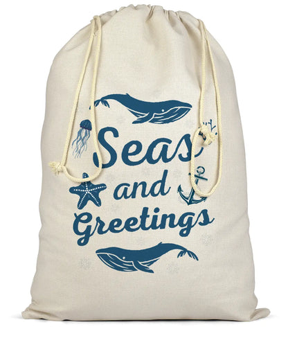 Seas And Greetings Christmas Sack Arvor Life