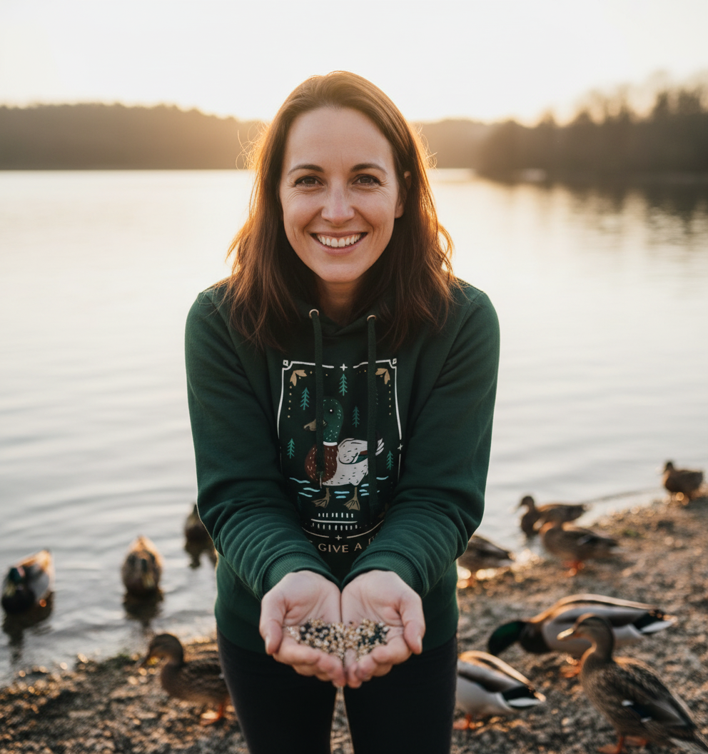 Evergreen Printed Hoody Front