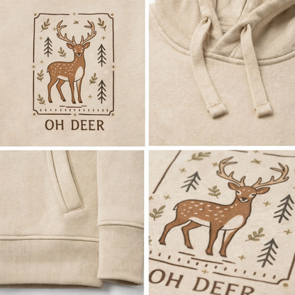 Oh Deer Unisex Hoodie Arvor Life