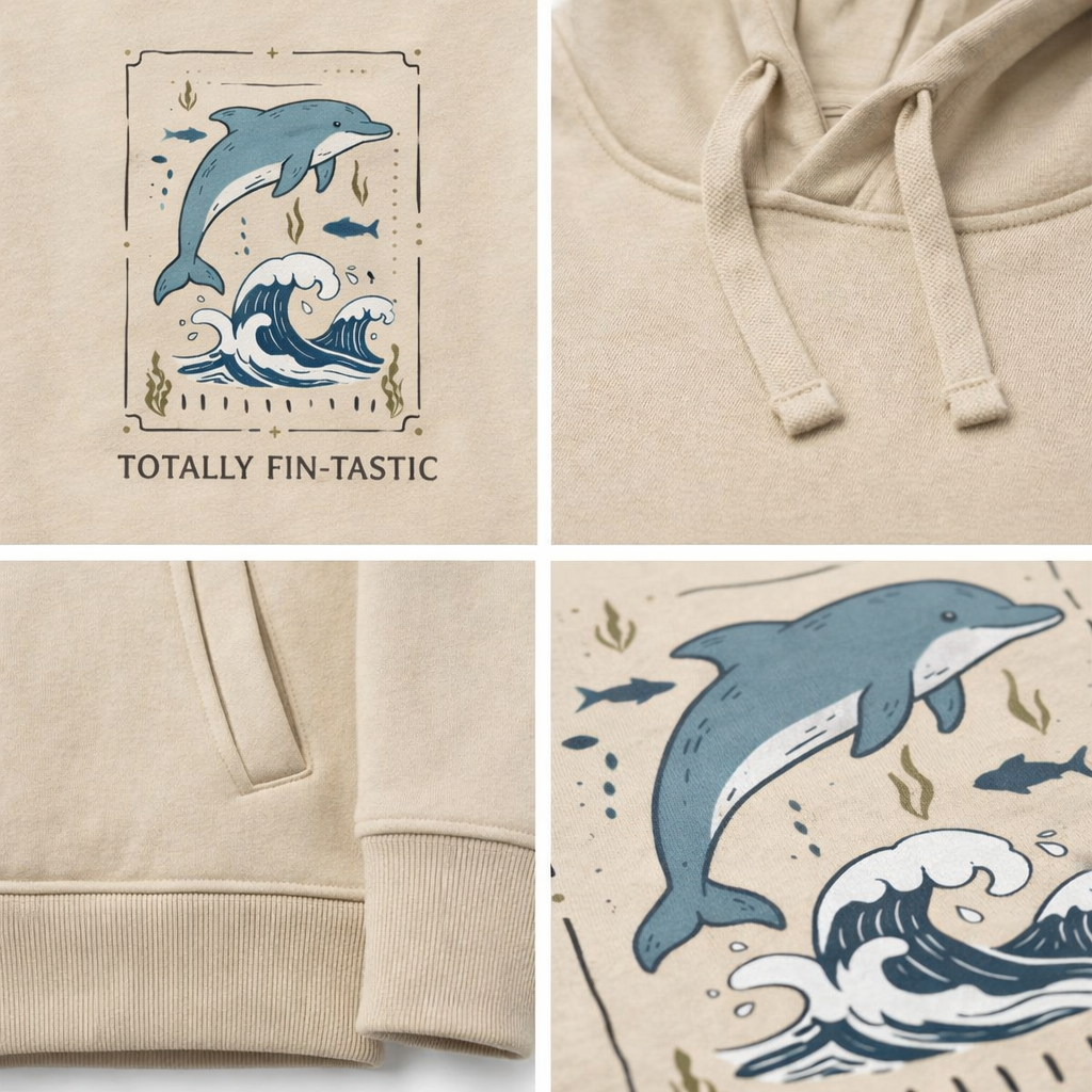 Totally Fin-tastic Unisex Hoodie Arvor Life