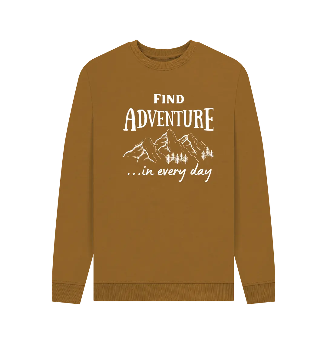 Brown Printed Sweater