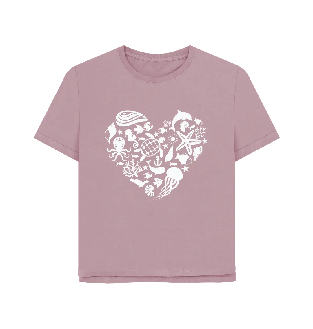 Mauve Printed T-shirt