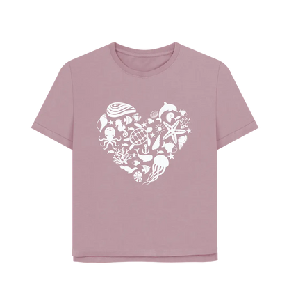 Mauve Printed T-shirt