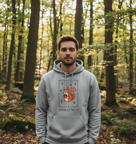 Light Heather Printed Hoody Front