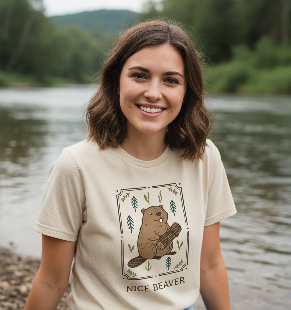 Oat Printed T-shirt Front