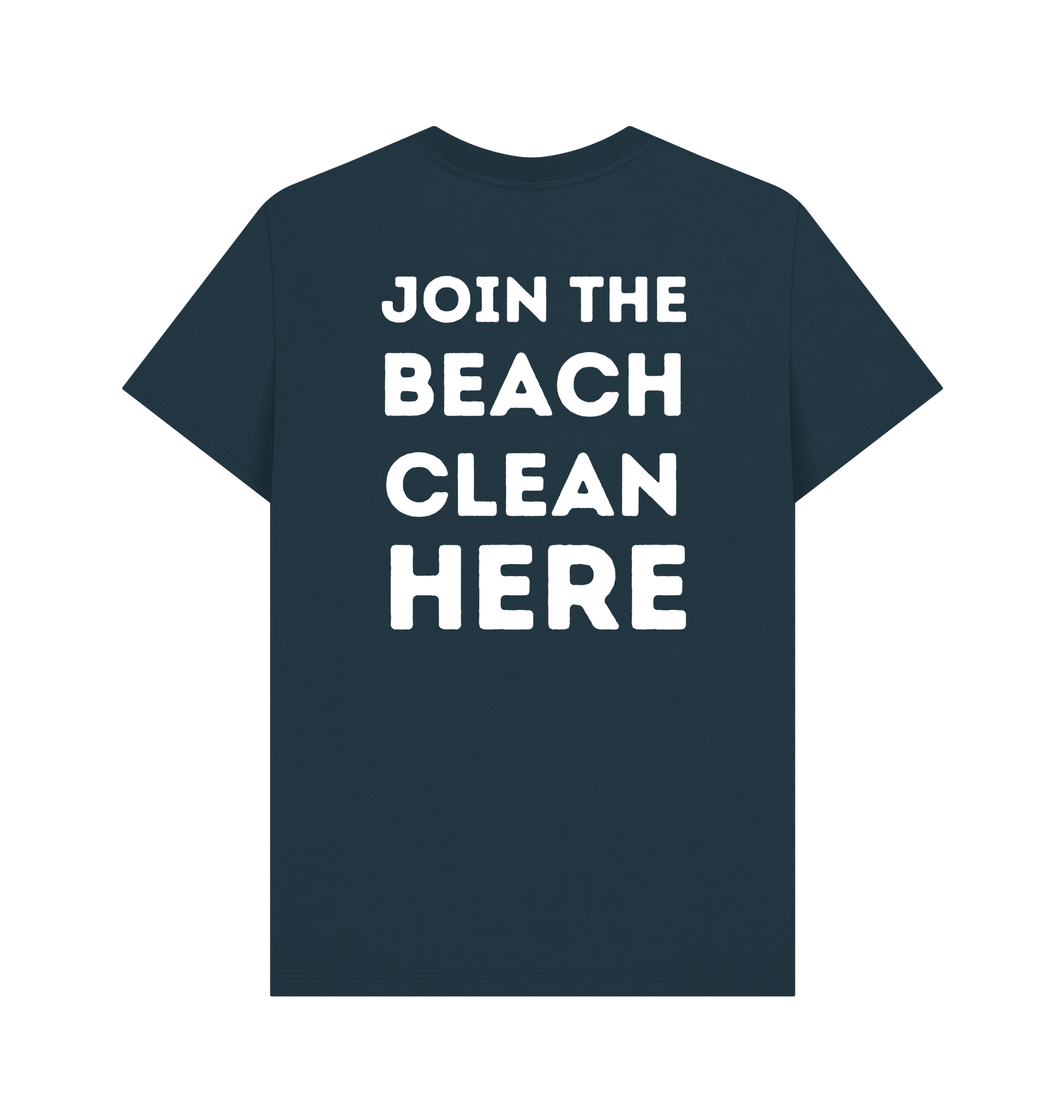 Denim Blue Printed T-shirt Back