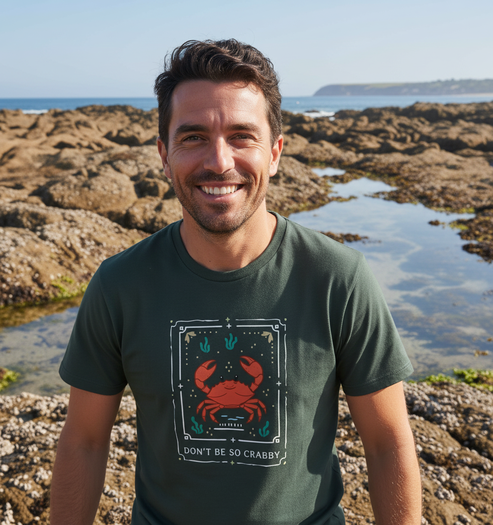 Dark Grey Printed T-shirt Front