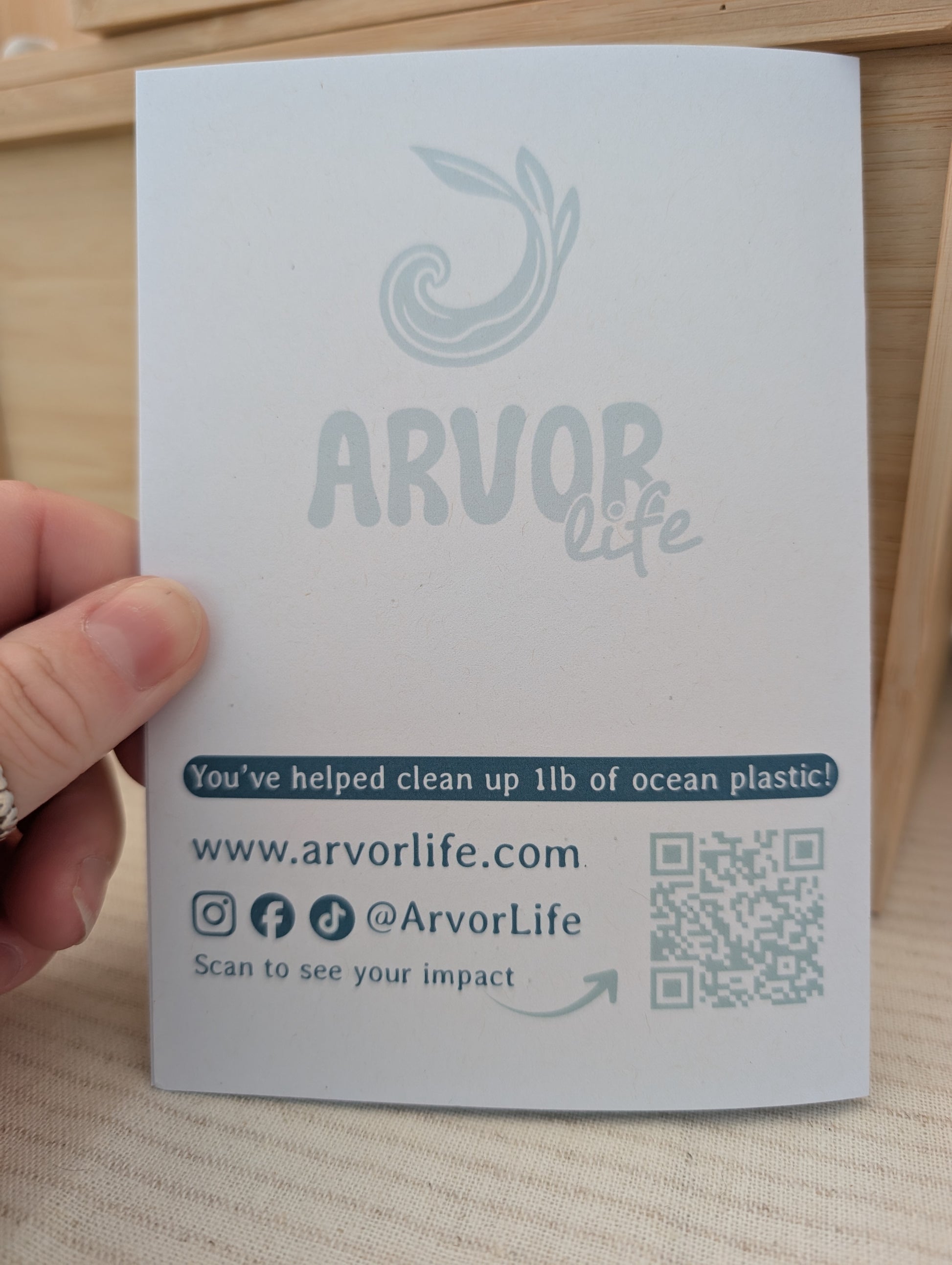 Puffin Greetings Card Arvor Life