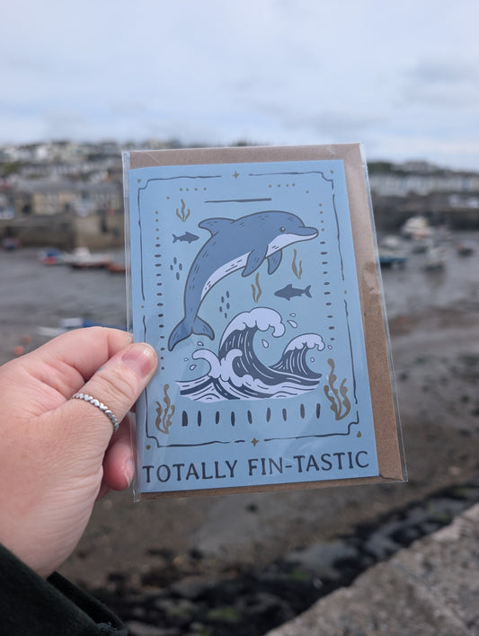 Dolphin Greetings Card Arvor Life