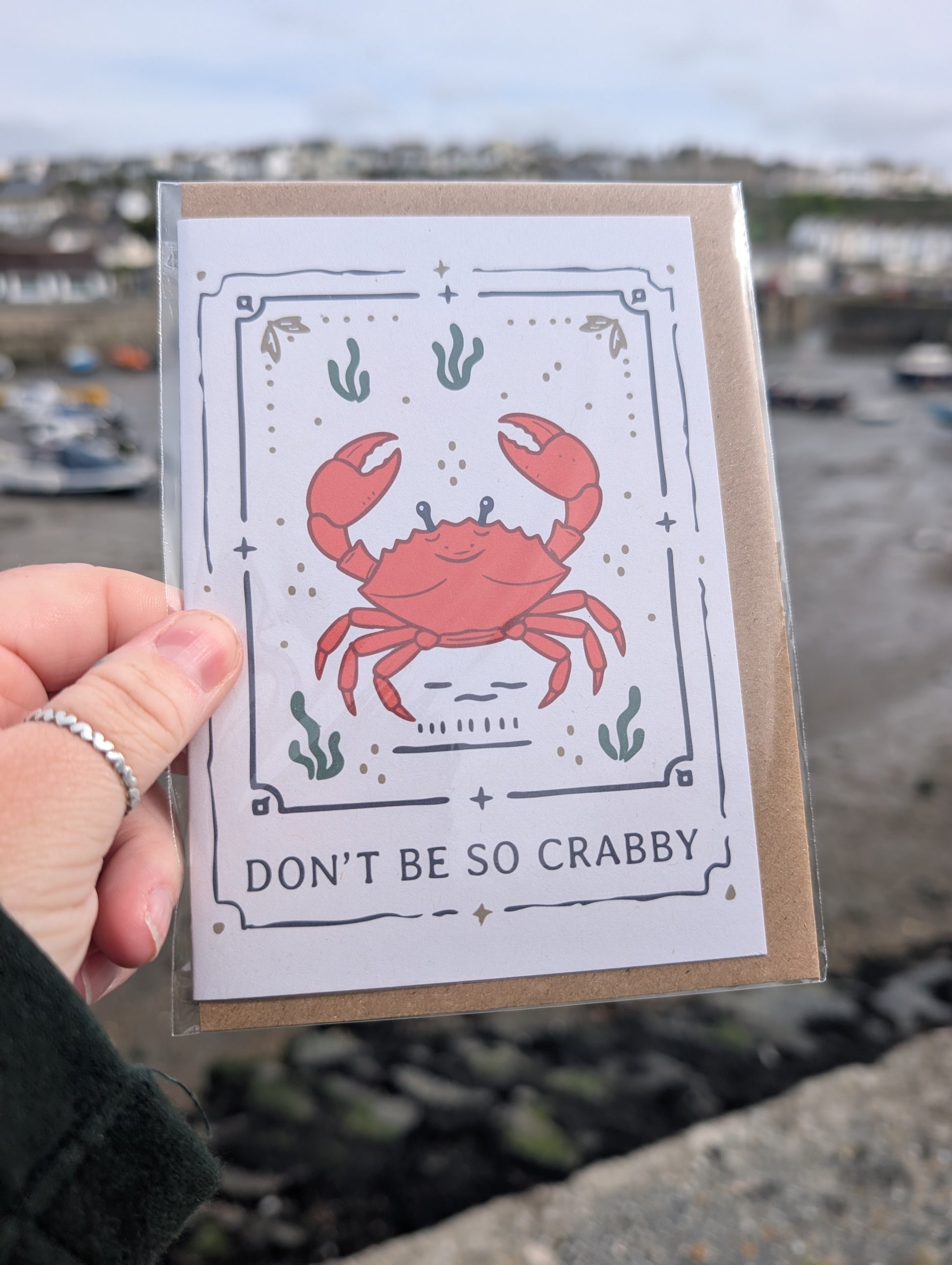Crabby Greetings Card Arvor Life