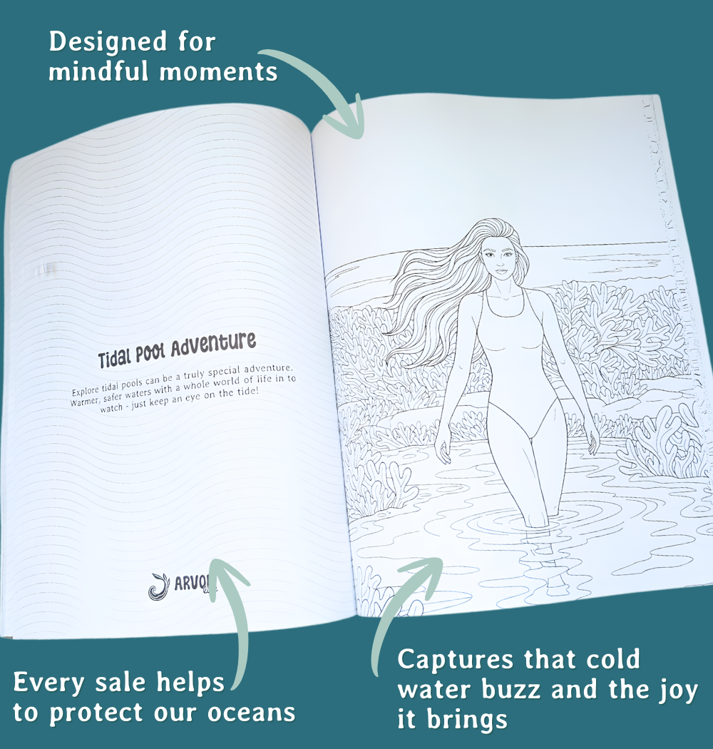 The Wild Swimmer's Colouring Book Arvor Life