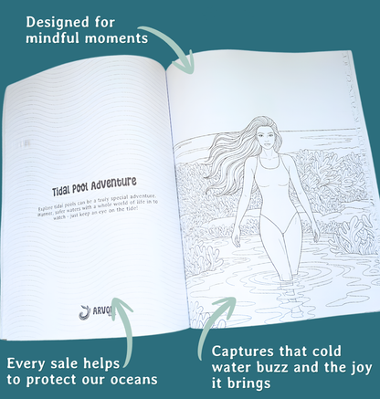 The Wild Swimmer's Colouring Book Arvor Life