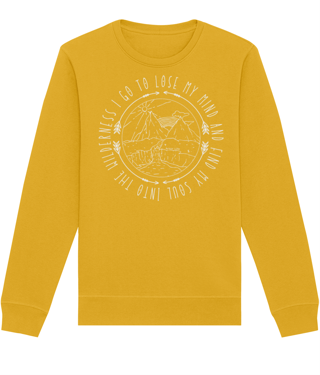 Into The Wilderness Unisex Organic Cotton Sweatshirt | Arvor Life