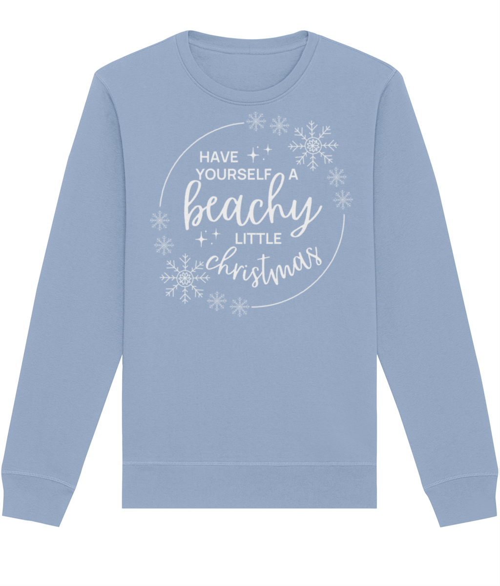 A Beachy Little Christmas Organic Sweatshirt
