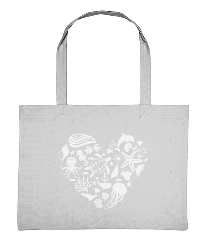 Sea at Heart Recycled Cotton Shopping Bag