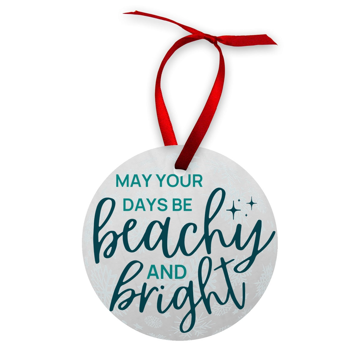 Beachy and Bright Wooden Christmas Decoration