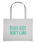 Beach Hair Don't Care Recycled Cotton Shopping Bag