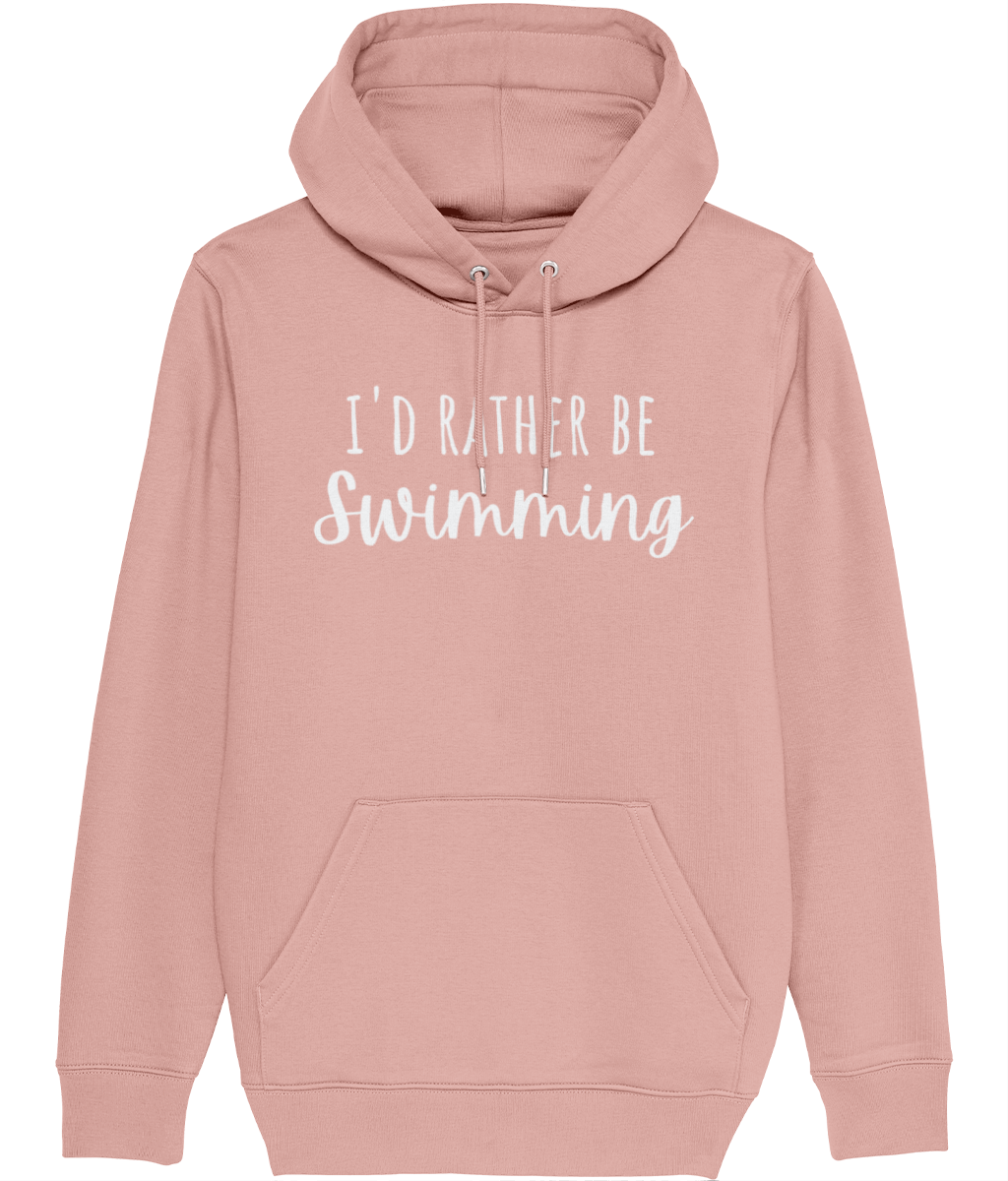 I'd Rather Be Swimming Organic Cotton Hoodie|Cotton Hoodie|Arvor Life